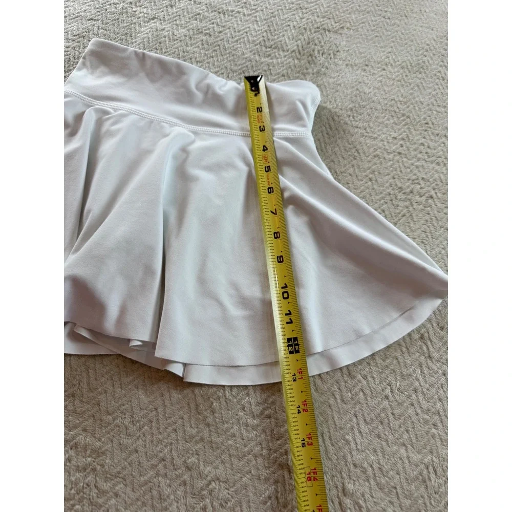 Old Navy Active Girls White Powersoft Go-Dry Cool Athletic Skort Size L 10-12